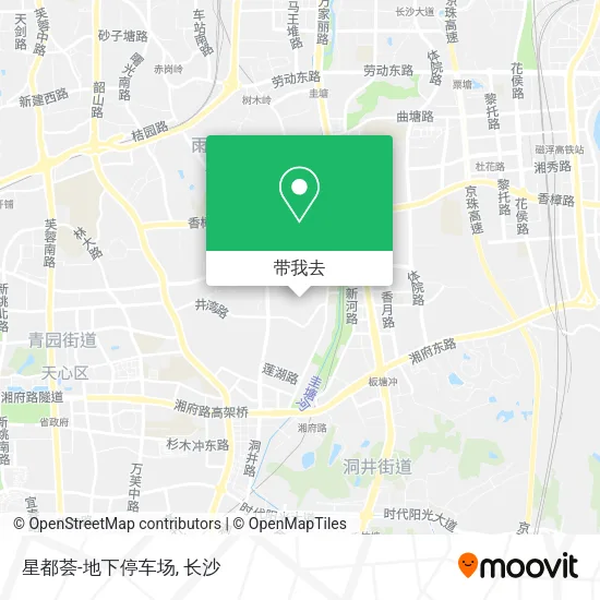 星都荟-地下停车场地图