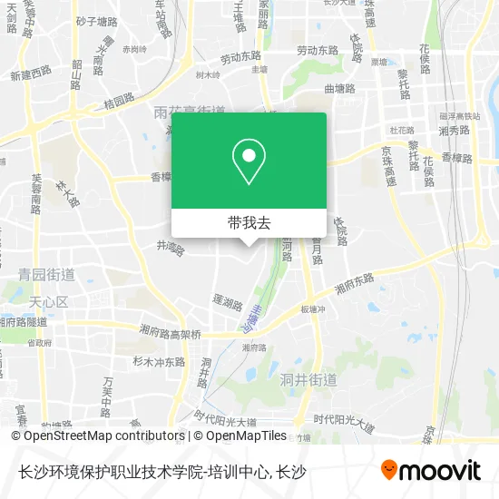 长沙环境保护职业技术学院-培训中心地图