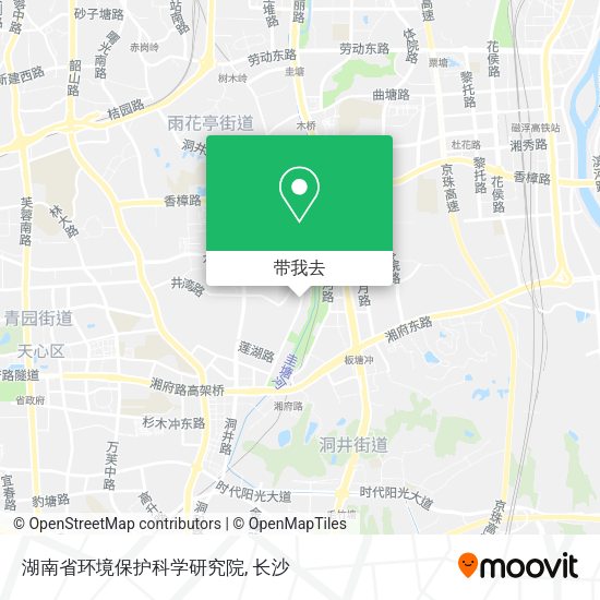 湖南省环境保护科学研究院地图
