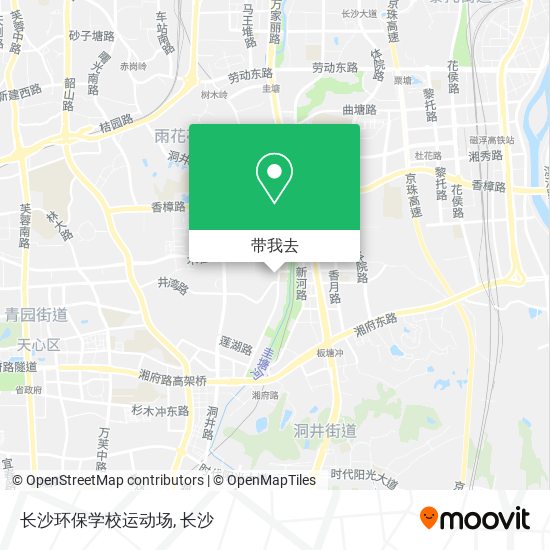 长沙环保学校运动场地图