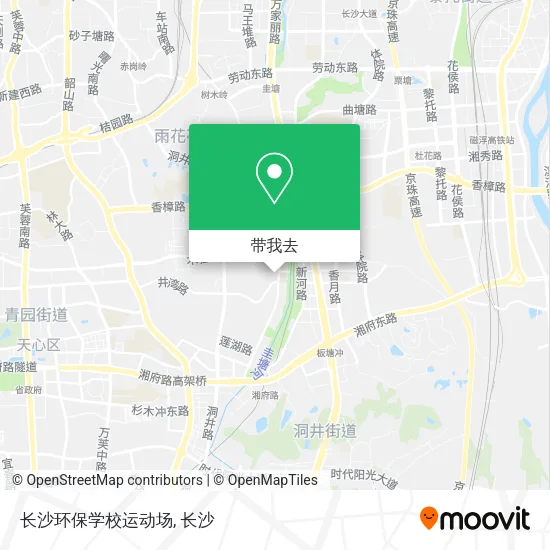 长沙环保学校运动场地图