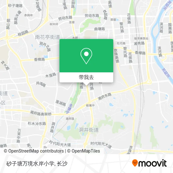 砂子塘万境水岸小学地图