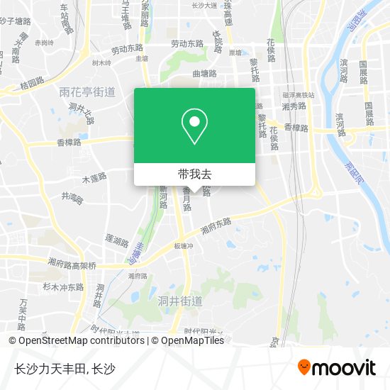 长沙力天丰田地图