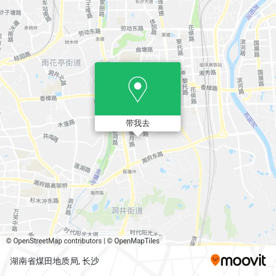 湖南省煤田地质局地图