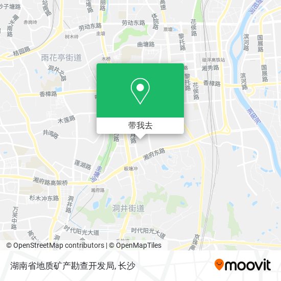 湖南省地质矿产勘查开发局地图