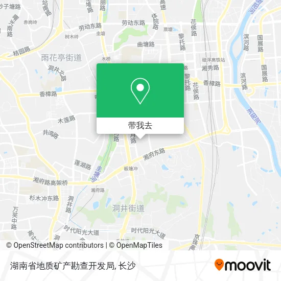 湖南省地质矿产勘查开发局地图