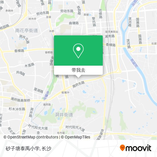 砂子塘泰禹小学地图