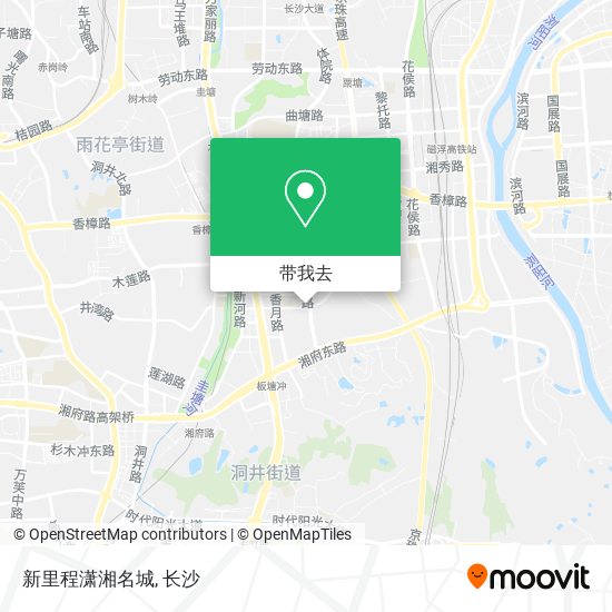 新里程潇湘名城地图
