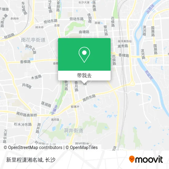 新里程潇湘名城地图