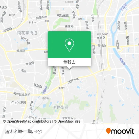 潇湘名城-二期地图