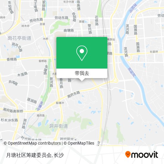 月塘社区筹建委员会地图