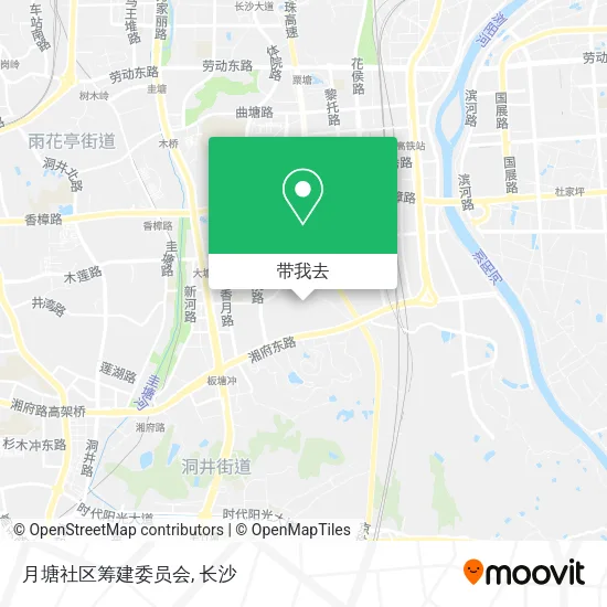 月塘社区筹建委员会地图