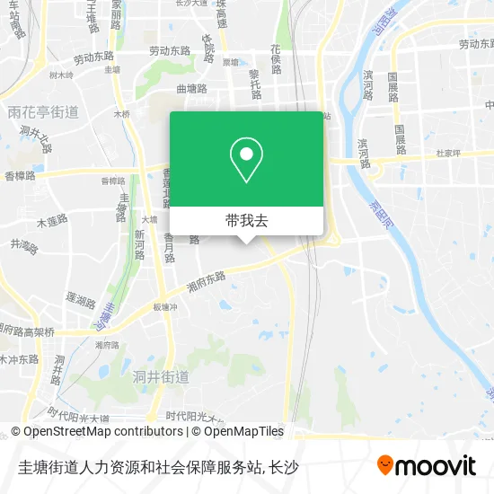 圭塘街道人力资源和社会保障服务站地图