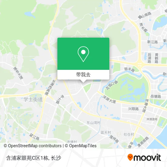 含浦家眼苑C区1栋地图
