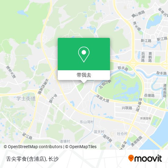 舌尖零食(含浦店)地图