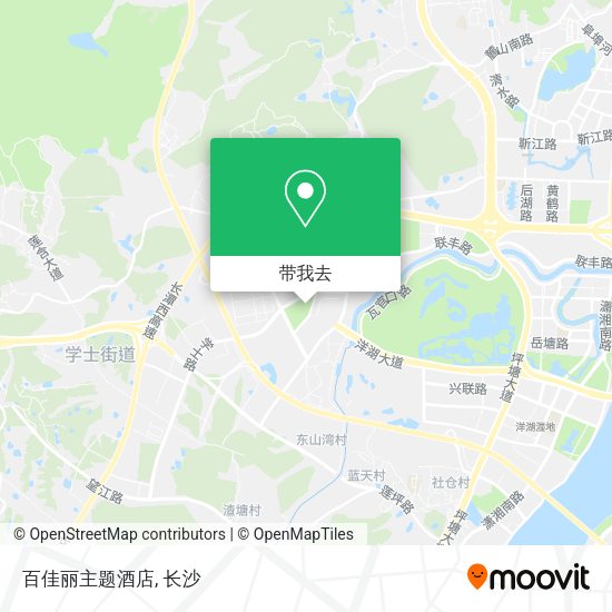 百佳丽主题酒店地图