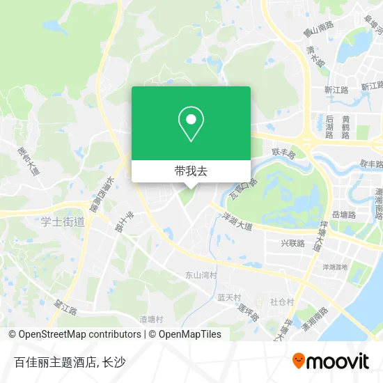 百佳丽主题酒店地图