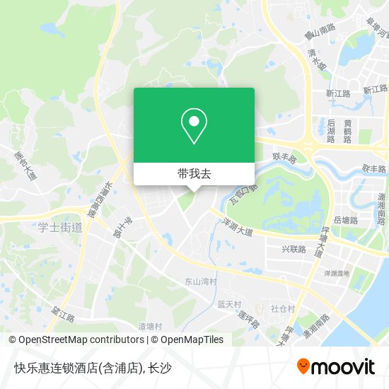 快乐惠连锁酒店(含浦店)地图