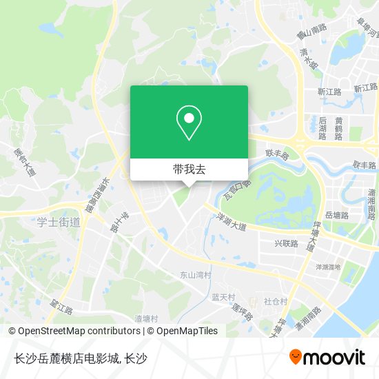 长沙岳麓横店电影城地图