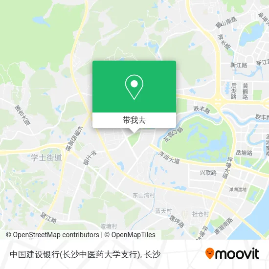 中国建设银行(长沙中医药大学支行)地图