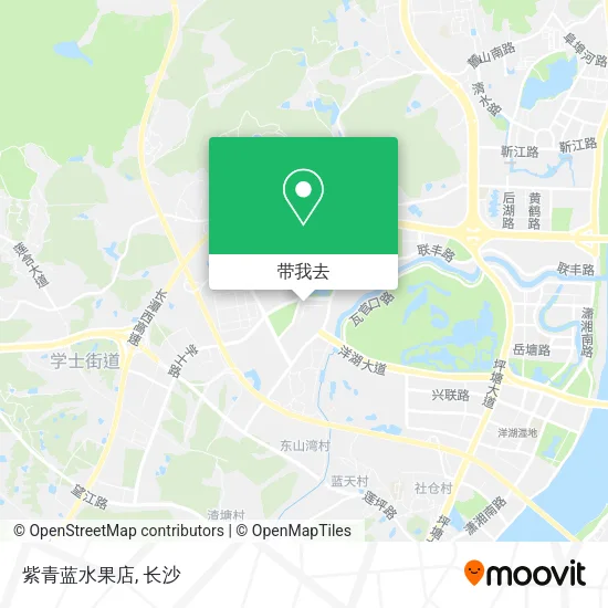 紫青蓝水果店地图