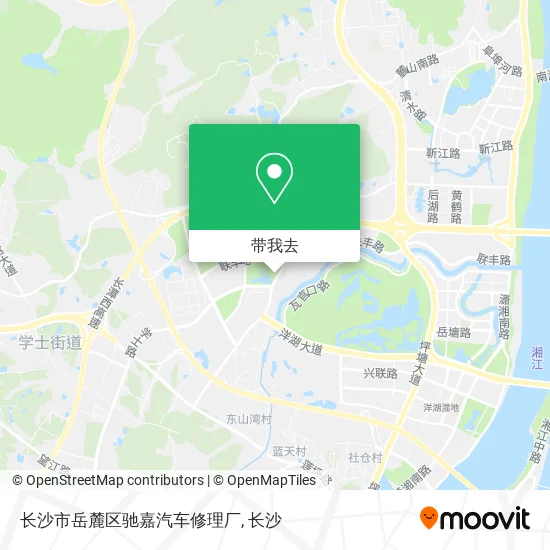 长沙市岳麓区驰嘉汽车修理厂地图