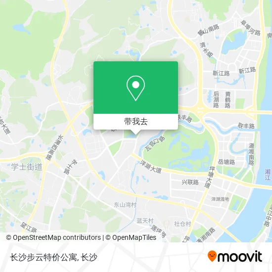 长沙步云特价公寓地图