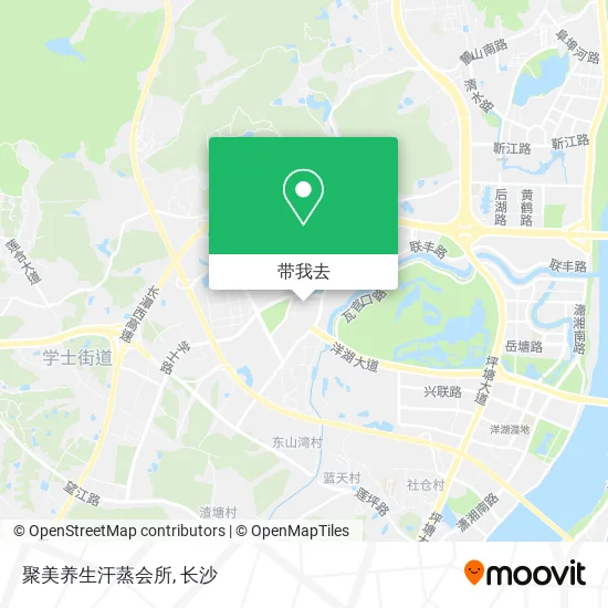 聚美养生汗蒸会所地图