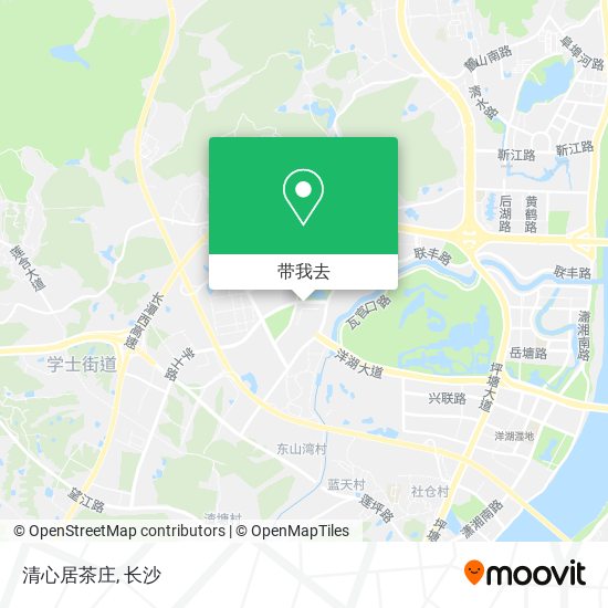 清心居茶庄地图