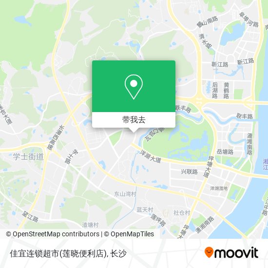 佳宜连锁超市(莲晓便利店)地图