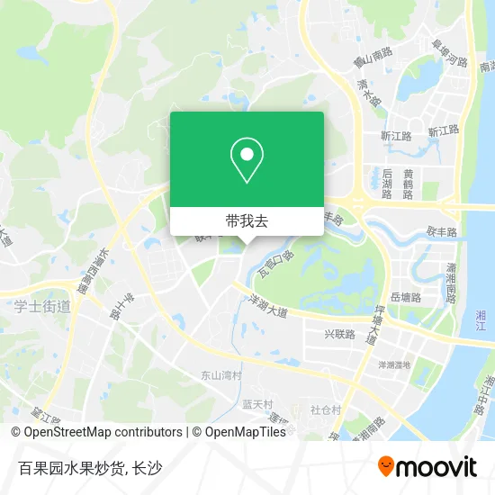 百果园水果炒货地图