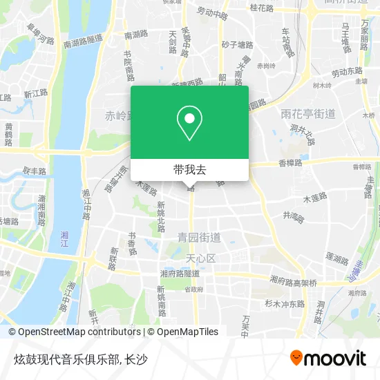 炫鼓现代音乐俱乐部地图
