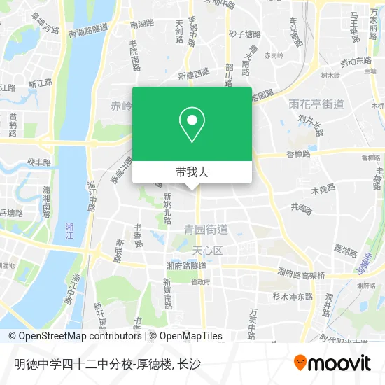 明德中学四十二中分校-厚德楼地图