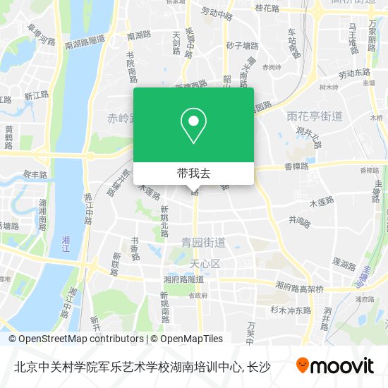 北京中关村学院军乐艺术学校湖南培训中心地图