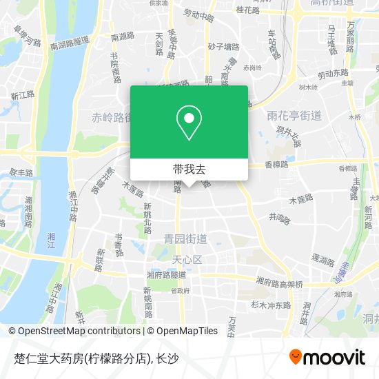 楚仁堂大药房(柠檬路分店)地图