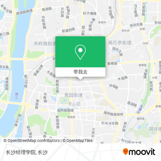 长沙经理学院地图