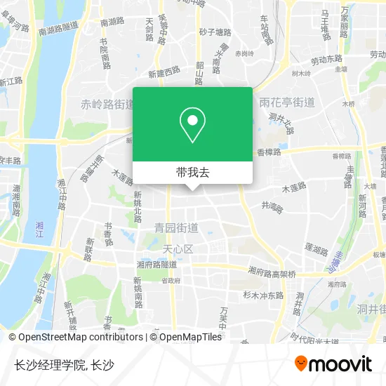 长沙经理学院地图