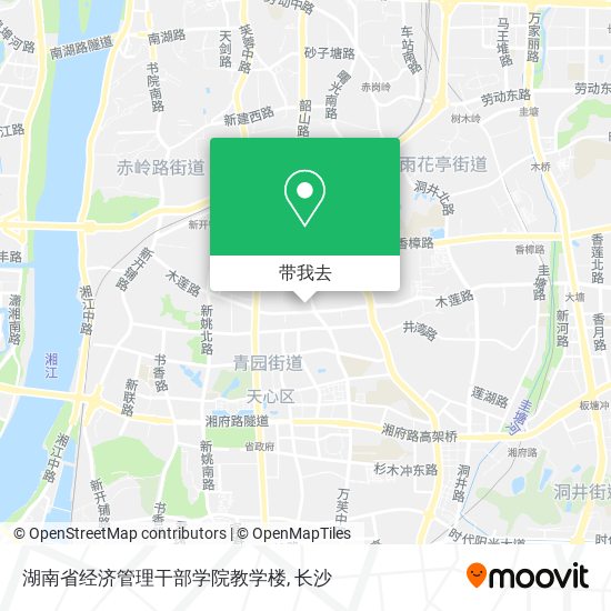 湖南省经济管理干部学院教学楼地图