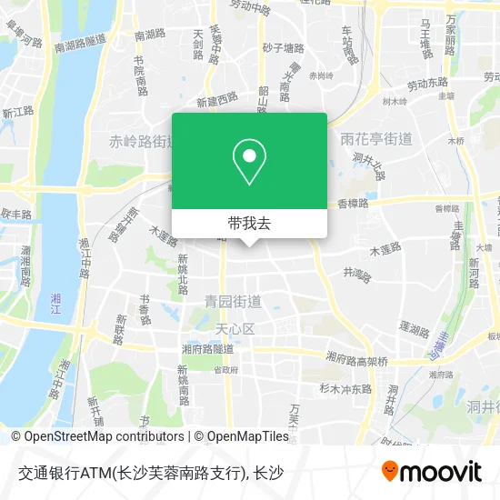交通银行ATM(长沙芙蓉南路支行)地图