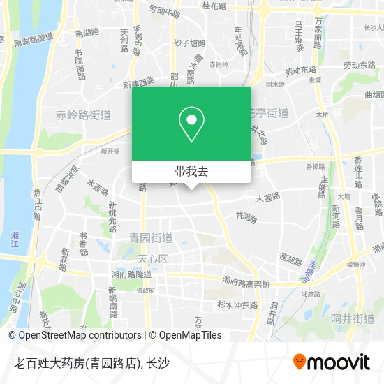 老百姓大药房(青园路店)地图