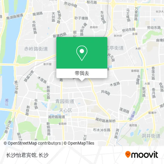 长沙怡君宾馆地图