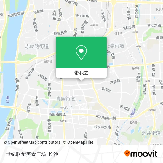 世纪联华美食广场地图
