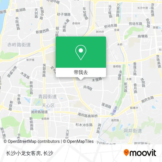 长沙小龙女客房地图