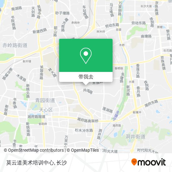 莫云道美术培训中心地图