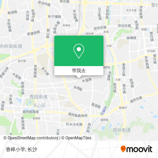 香樟小学地图