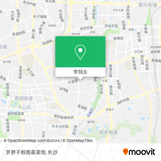 罗胖子粉面蒸菜馆地图