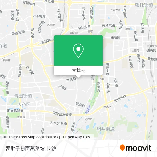 罗胖子粉面蒸菜馆地图