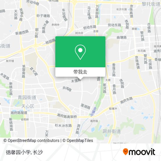 德馨园小学地图