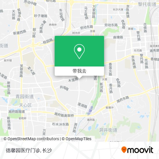 德馨园医疗门诊地图