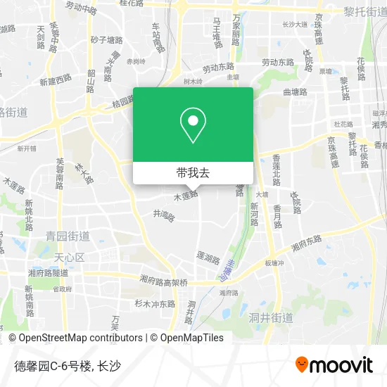 德馨园C-6号楼地图